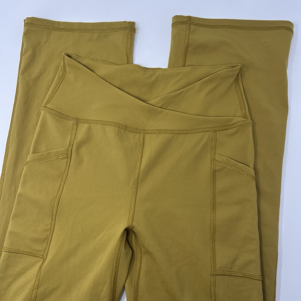 FP Free People‎ Movement Women's XS Shanti Straight Leg Pants Alchemy Yellow